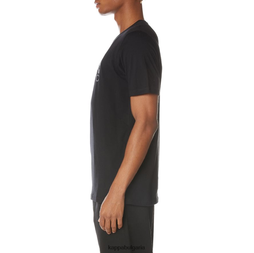 Kappa мъже автентична речна тениска черна струя 48Z026133