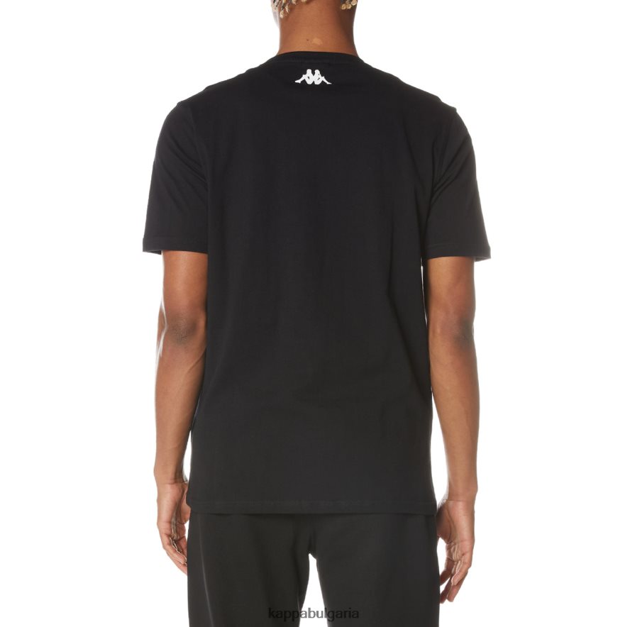 Kappa мъже автентична речна тениска черна струя 48Z026133