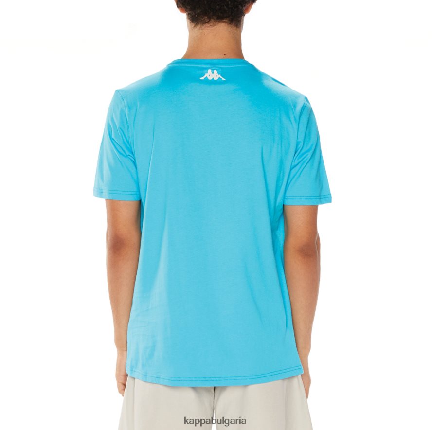 Kappa мъже фин тениска тюркоаз 48Z026136
