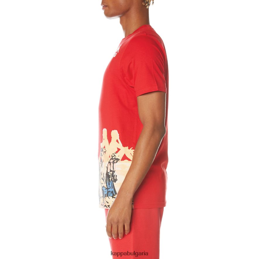 Kappa мъже автентична ранчо тениска червен 48Z026143
