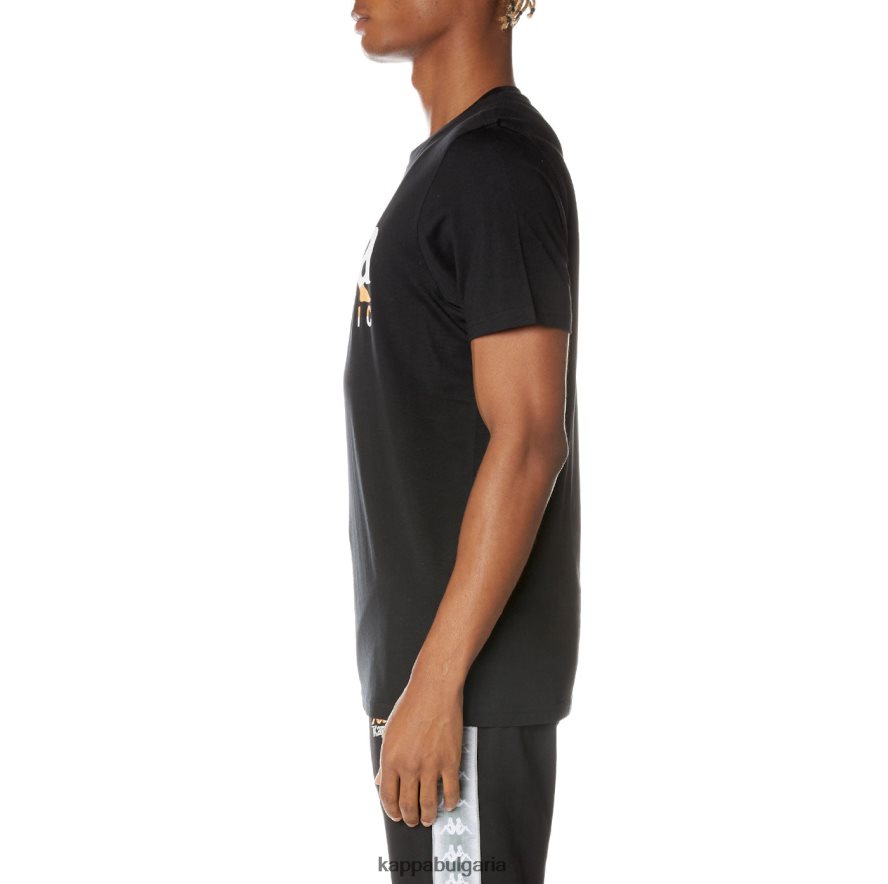 Kappa мъже автентична авангардна тениска смолисточерен 48Z026162