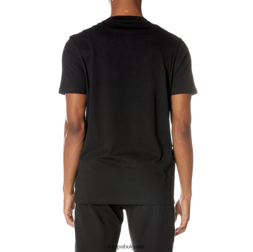 Kappa мъже автентична авангардна тениска смолисточерен 48Z026162