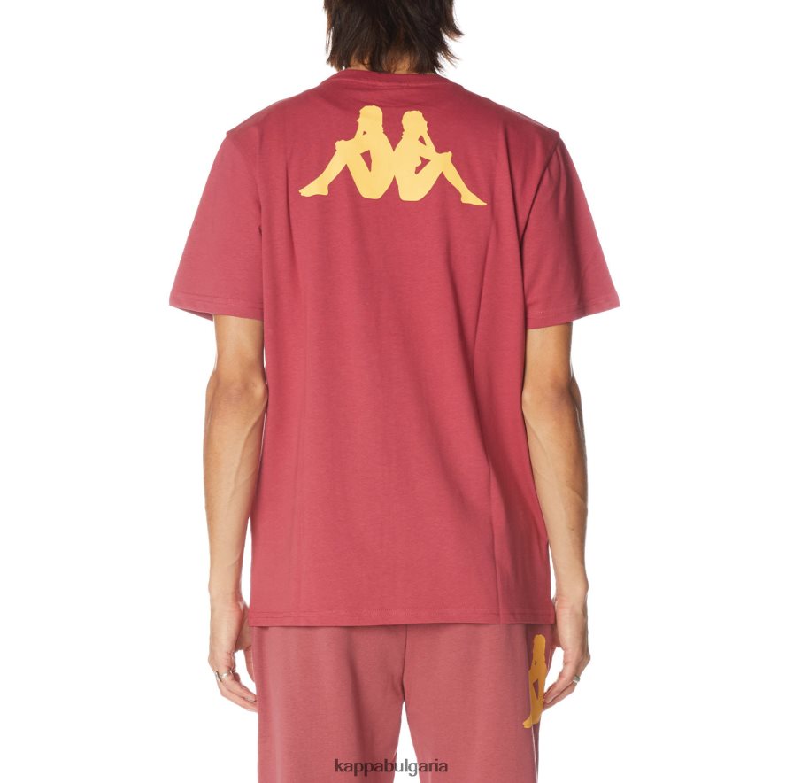 Kappa мъже автентична рунис тениска бордо 48Z026180