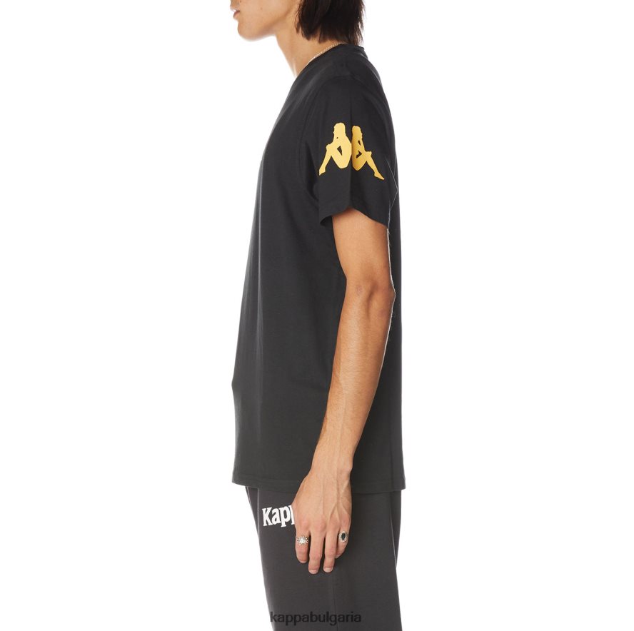 Kappa мъже автентична тениска Paroo черен дим 48Z026181
