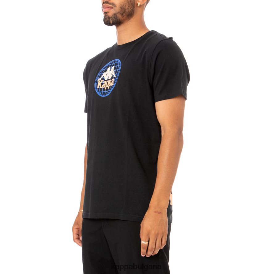 Kappa мъже автентична тениска ajoban черен 48Z026182