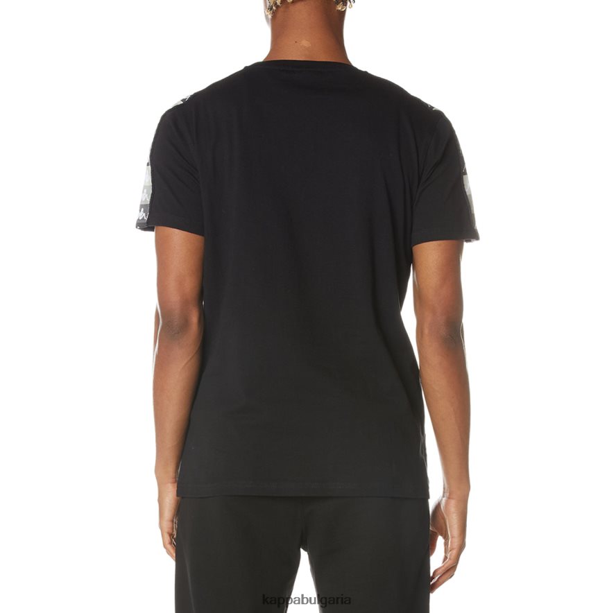 Kappa мъже автентична тениска artemis черна струя 48Z026125