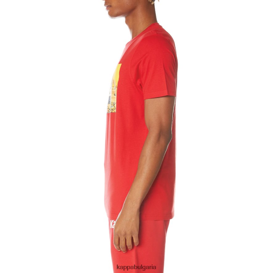 Kappa мъже автентична тениска cairo червен 48Z026145