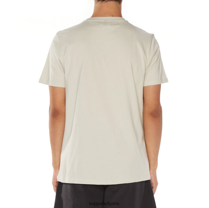 Kappa мъже автентична тениска estessi сиво бяло 48Z026127