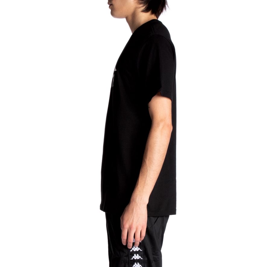 Kappa мъже автентична тениска estessi черна струя 48Z026128