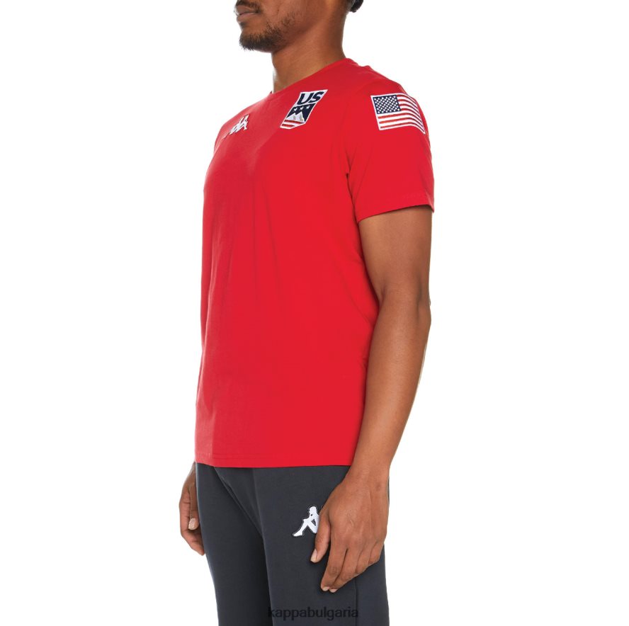 Kappa мъже тениска estessi us червен 48Z026202