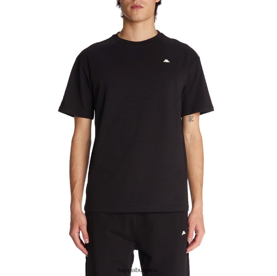 Kappa мъже халат giovani darphis тениска черен 48Z026152