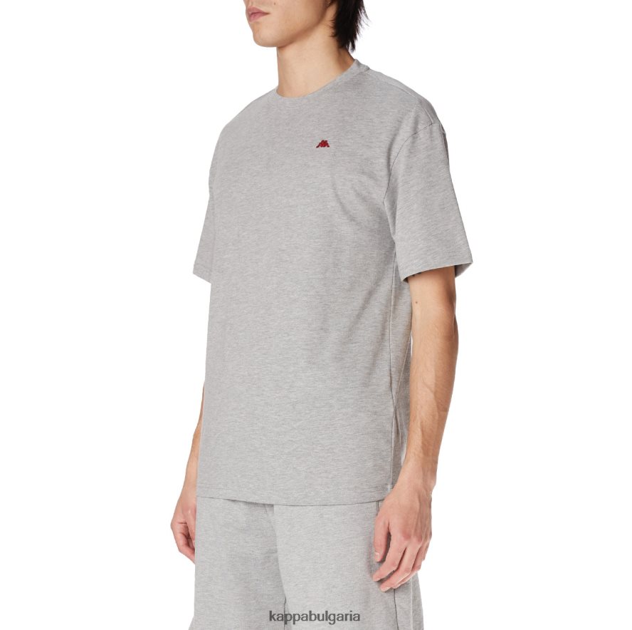 Kappa мъже халат giovani darphis тениска светло сив 48Z026153