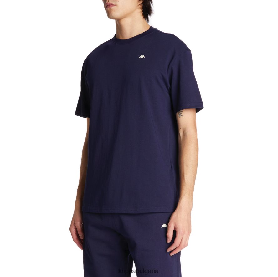 Kappa мъже халат giovani darphis тениска военноморски флот 48Z026199