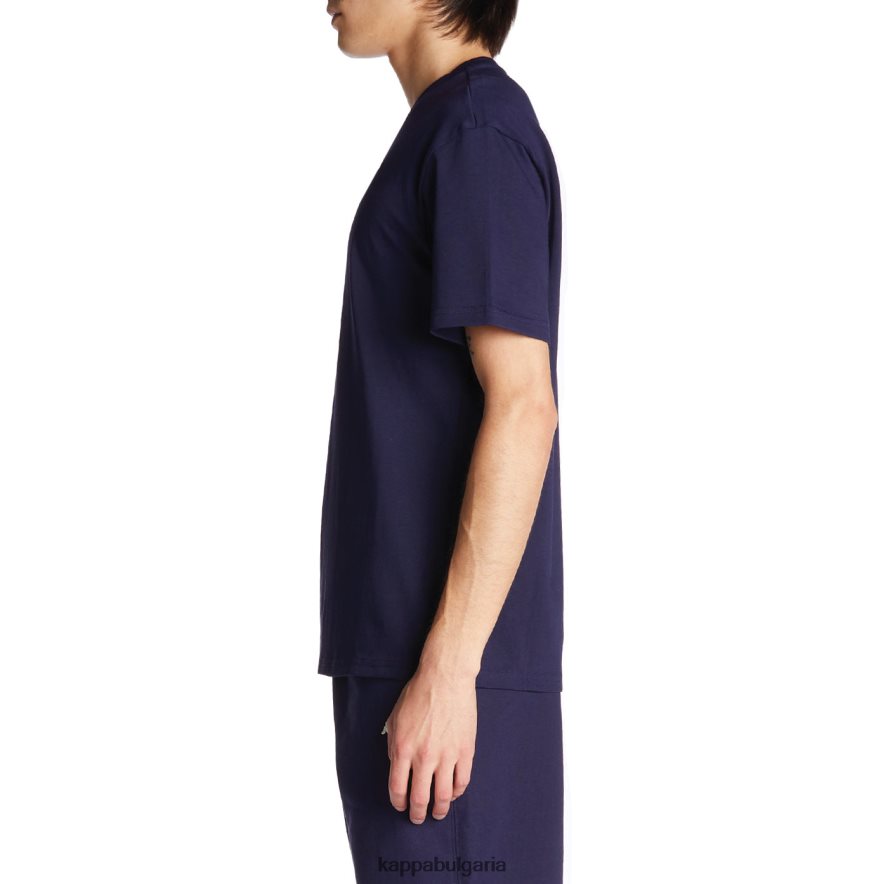 Kappa мъже халат giovani darphis тениска военноморски флот 48Z026199