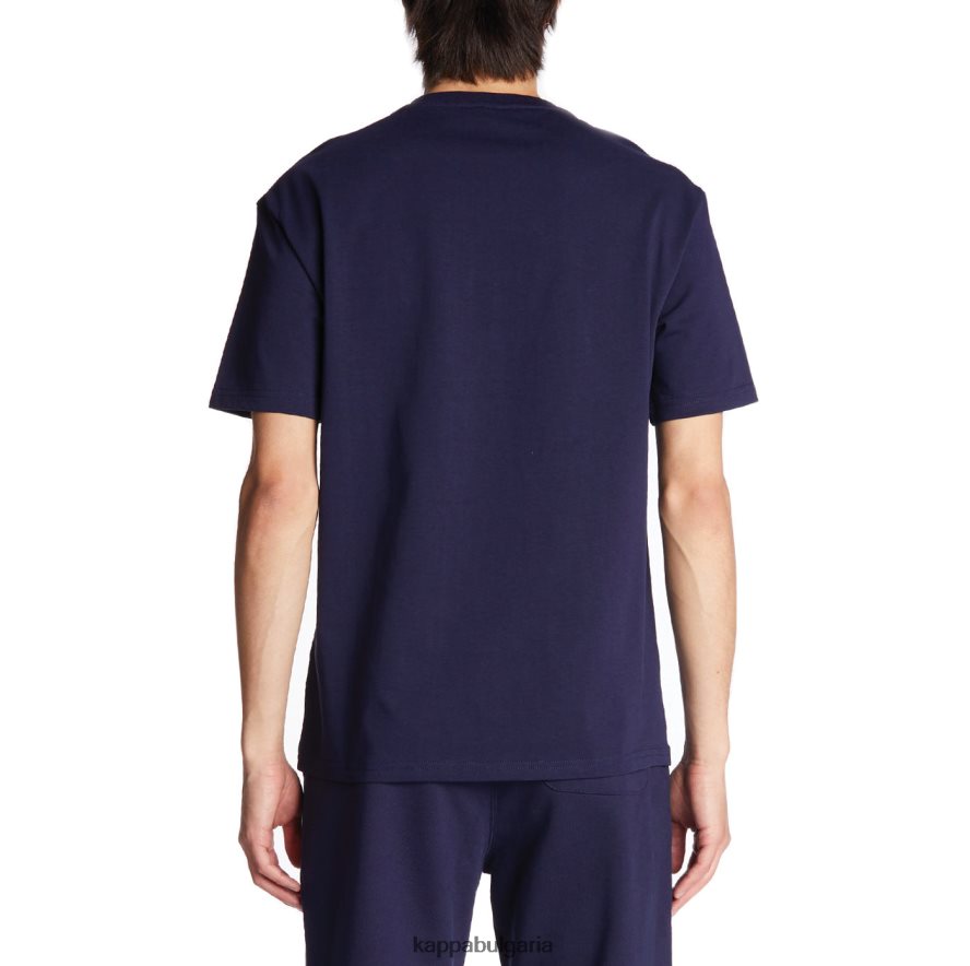Kappa мъже халат giovani darphis тениска военноморски флот 48Z026199
