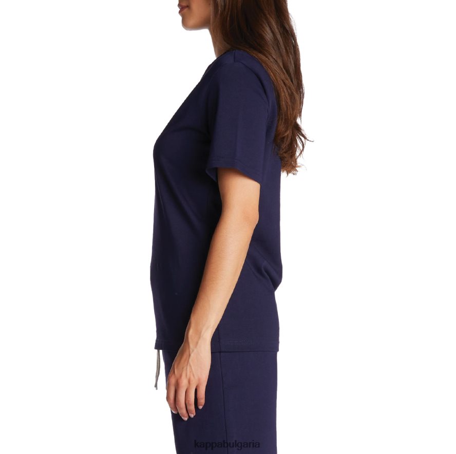 Kappa мъже халат giovani darphis тениска военноморски флот 48Z026199