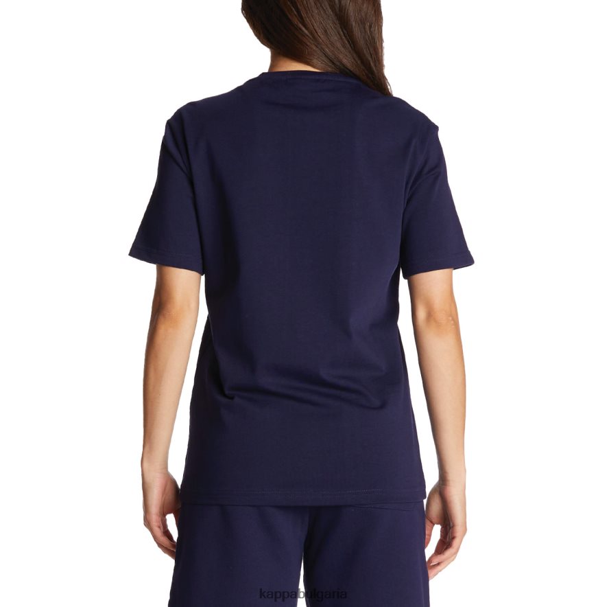 Kappa мъже халат giovani darphis тениска военноморски флот 48Z026199