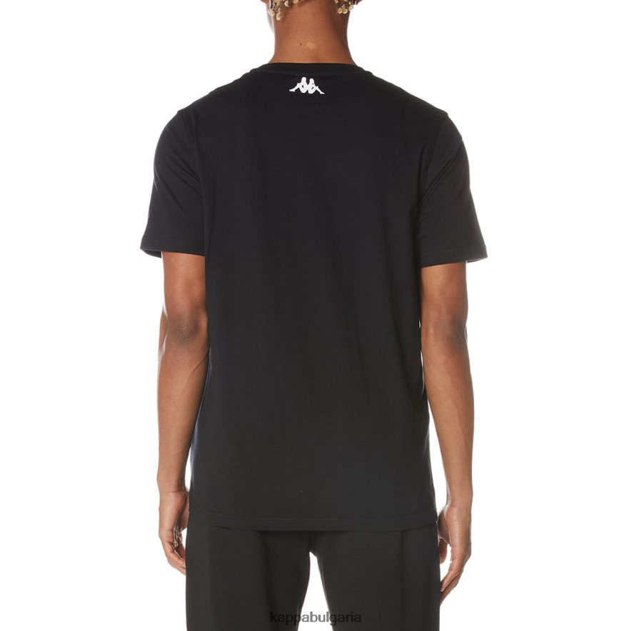 Kappa мъже тениска isla черна струя 48Z026137