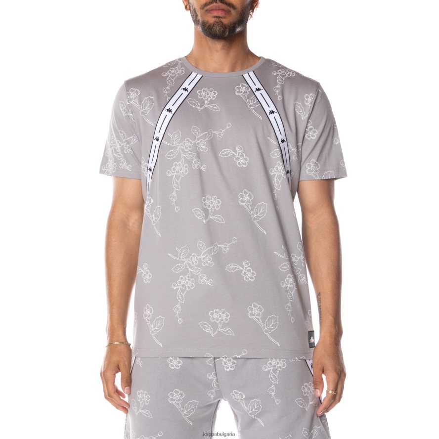 Kappa мъже автентична тениска jpn volfi сиво 48Z026171