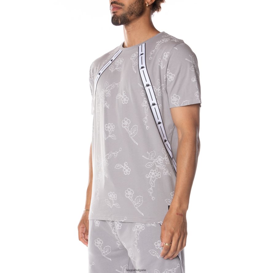Kappa мъже автентична тениска jpn volfi сиво 48Z026171