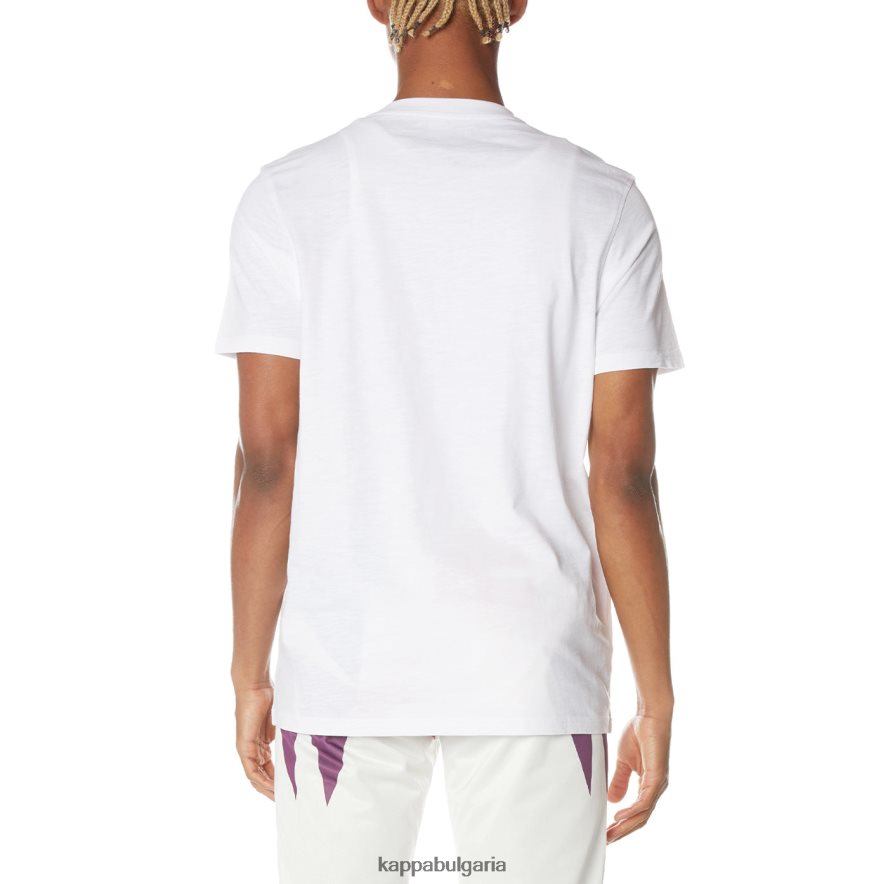 Kappa мъже тениска с лого ostesso бяло 48Z026204