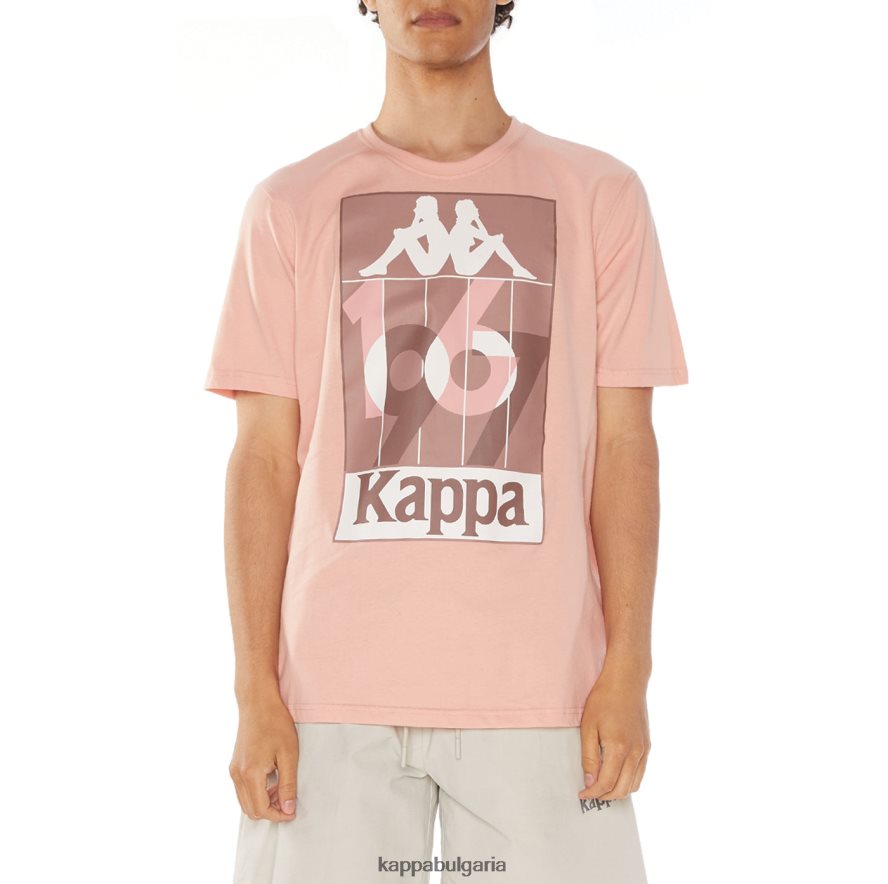 Kappa мъже тениска quinn розово 48Z026107