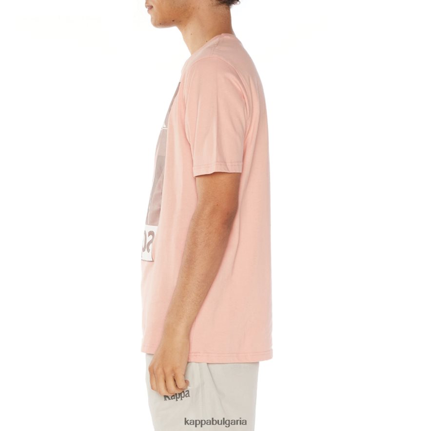 Kappa мъже тениска quinn розово 48Z026107