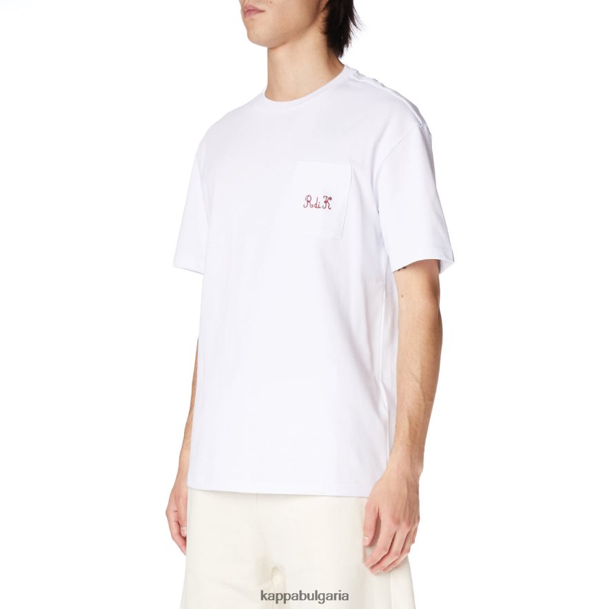 Kappa мъже robe giovani mirfak тениска бяло 48Z026196