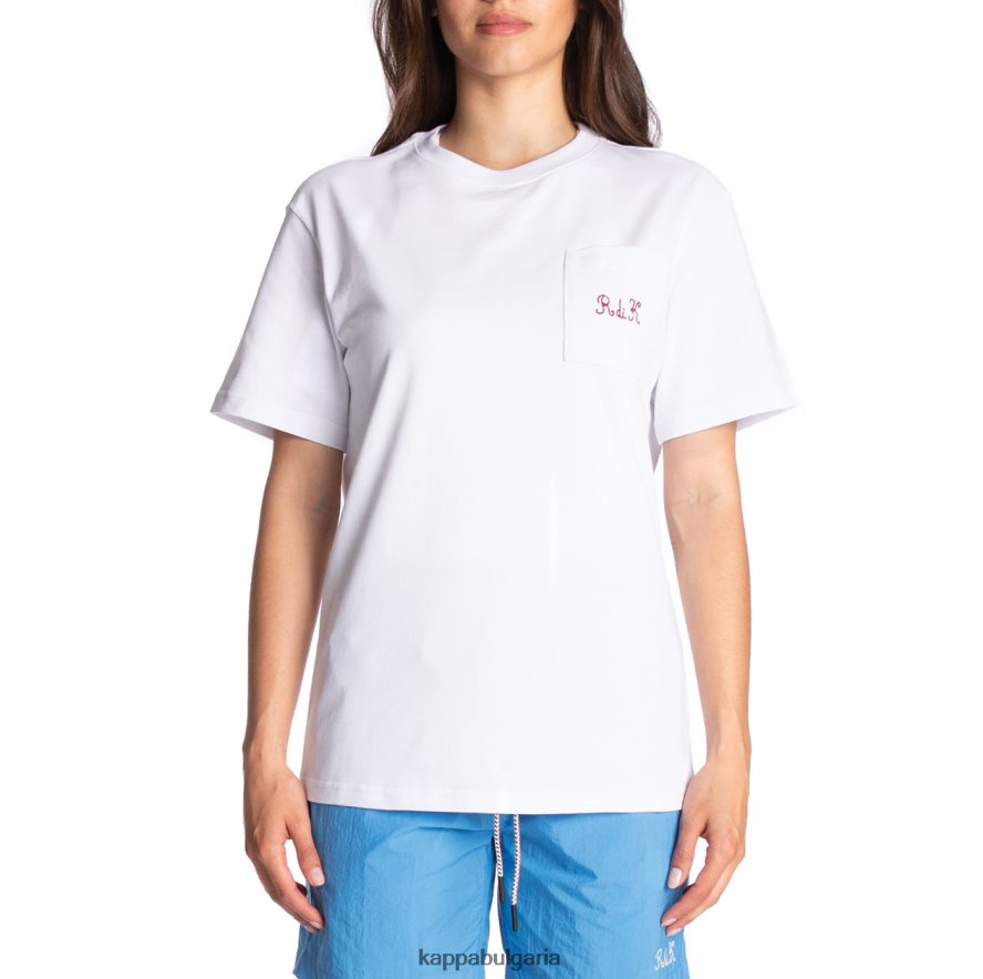 Kappa мъже robe giovani mirfak тениска бяло 48Z026196