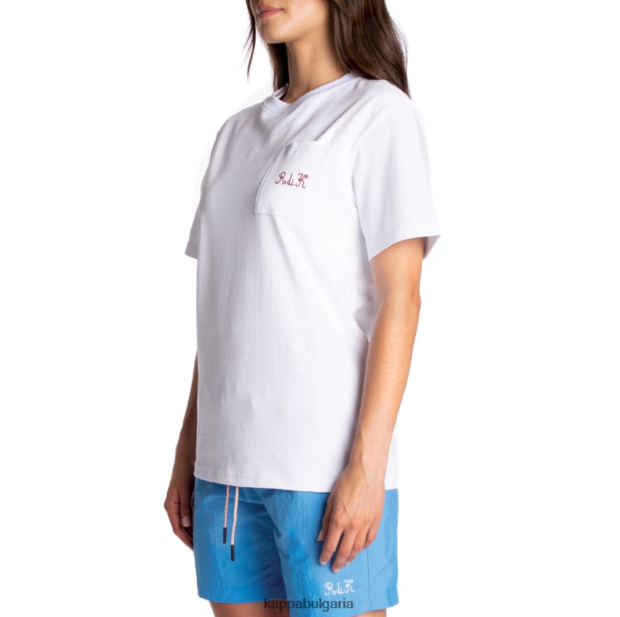 Kappa мъже robe giovani mirfak тениска бяло 48Z026196