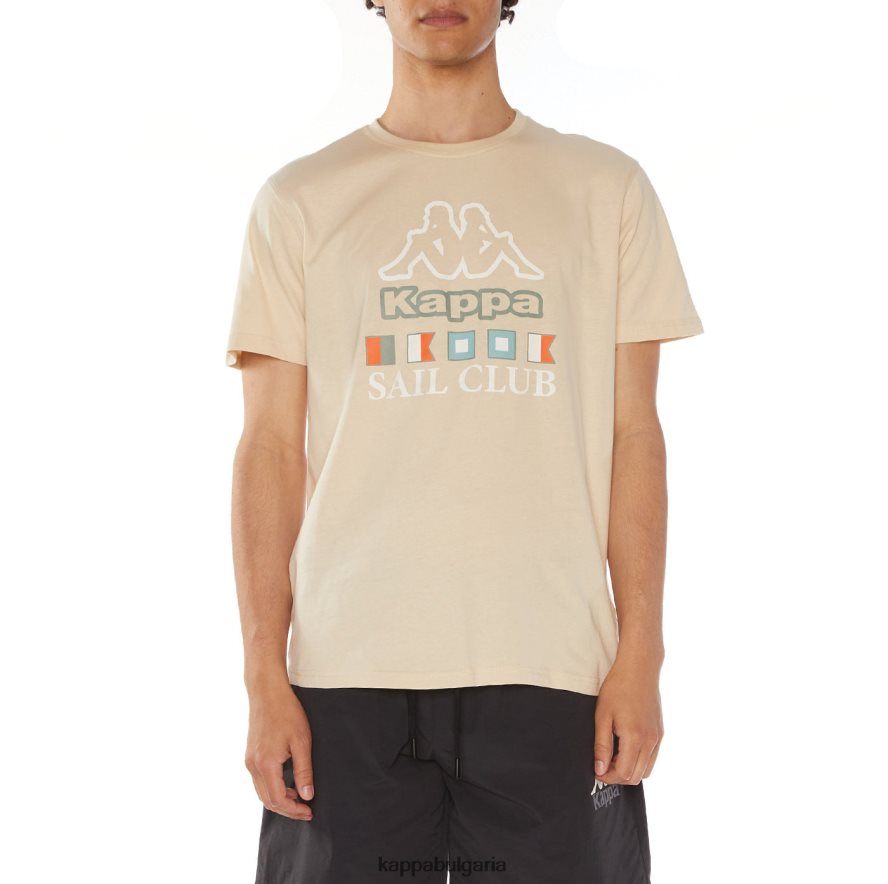 Kappa мъже тениска temi бежово 48Z026120