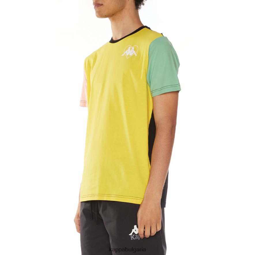 Kappa мъже автентична тениска zabrze черна струя 48Z026103