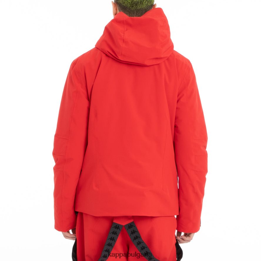 Kappa мъже 6cento 606 ски яке червено черно 48Z02684