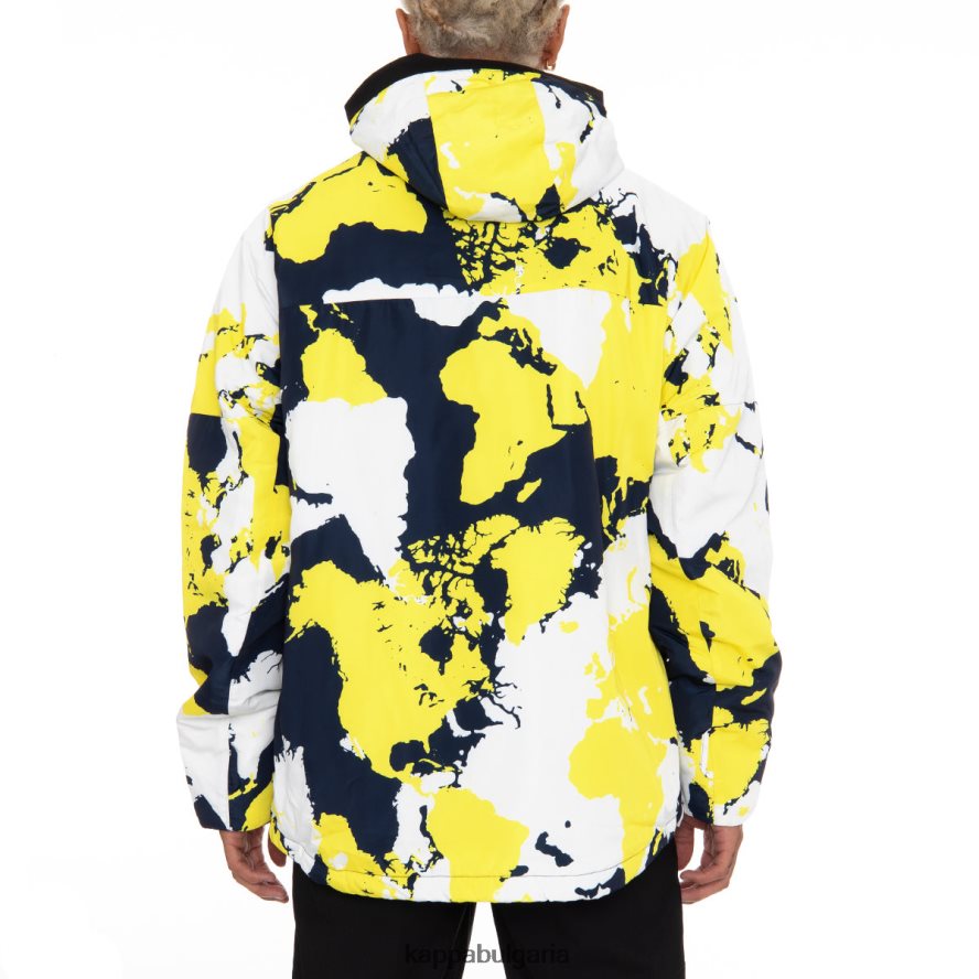 Kappa мъже 6cento 660f ски яке синьо жълто 48Z02683