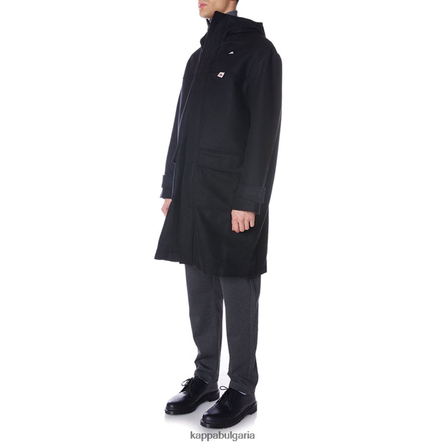 Kappa мъже халат giovani alpherg палто черен 48Z02675