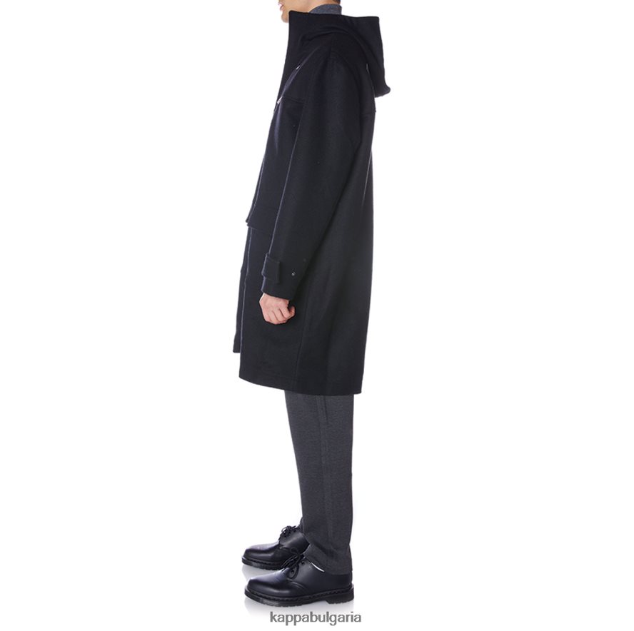 Kappa мъже халат giovani alpherg палто черен 48Z02675
