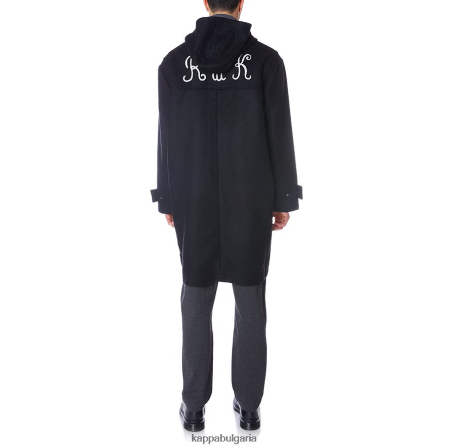 Kappa мъже халат giovani alpherg палто черен 48Z02675